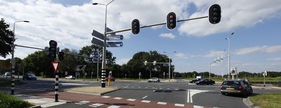 Verkeersregelinstallatie (VRI) kruispunt
